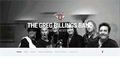 Desktop Screenshot of gregbillingsband.com